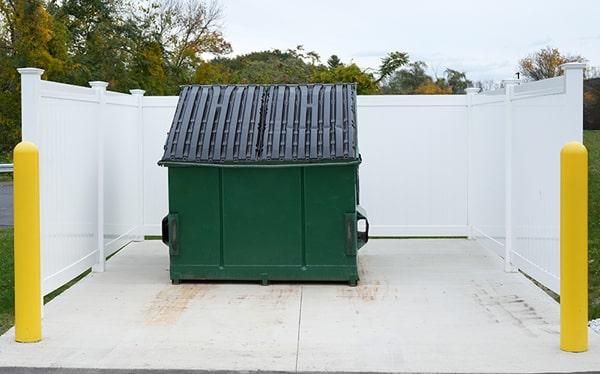 all of our commercial dumpsters come with covers to keep debris included and prevent weather damage